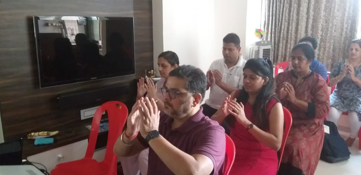 Basic Pranic Healing workshop in progress